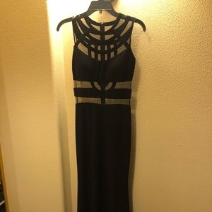 Black long gown , from Macys , worn once